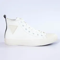 Basket montante femme Guess Niaele Blanc - ZESHOES Basket montante femme Guess Niaele Blanc - ZESHOES