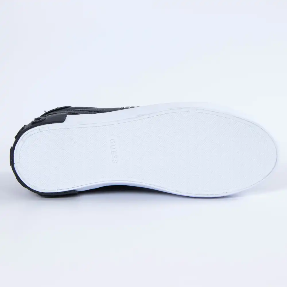 Basket basse femme Guess Panele Noir - ZESHOES