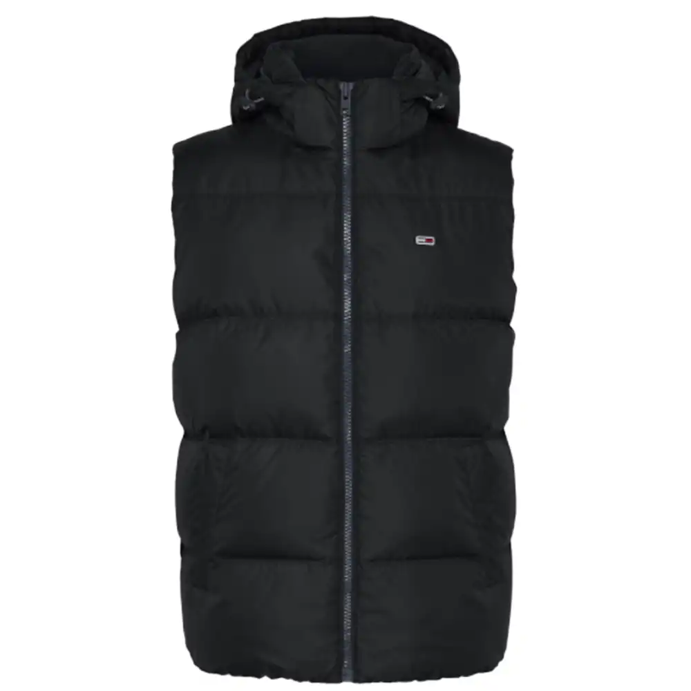 Doudoune sans manches homme Tommy Jeans Padded down vest Noir - ZESHOES