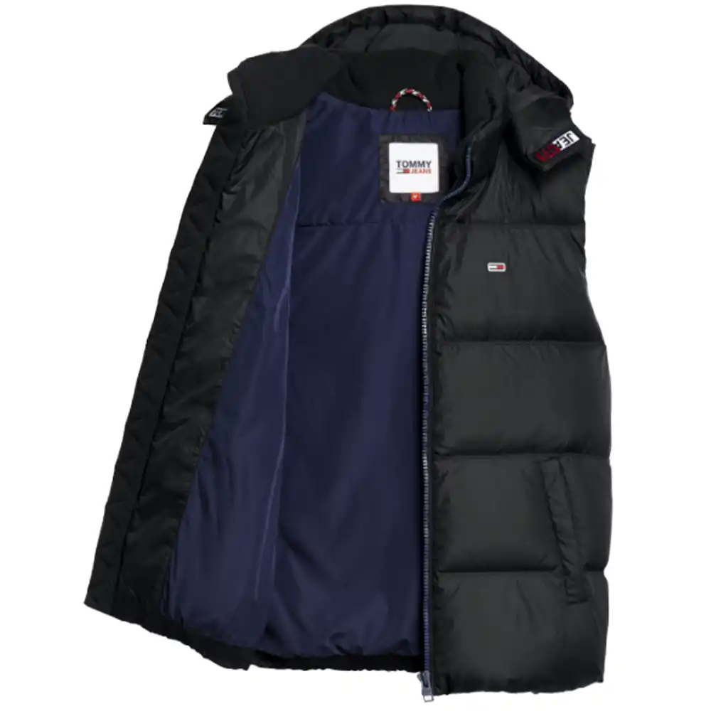 Doudoune sans manches homme Tommy Jeans Padded down vest Noir - ZESHOES