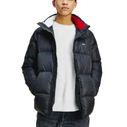Doudoune homme Tommy Jeans Essential down Bleu - ZESHOES