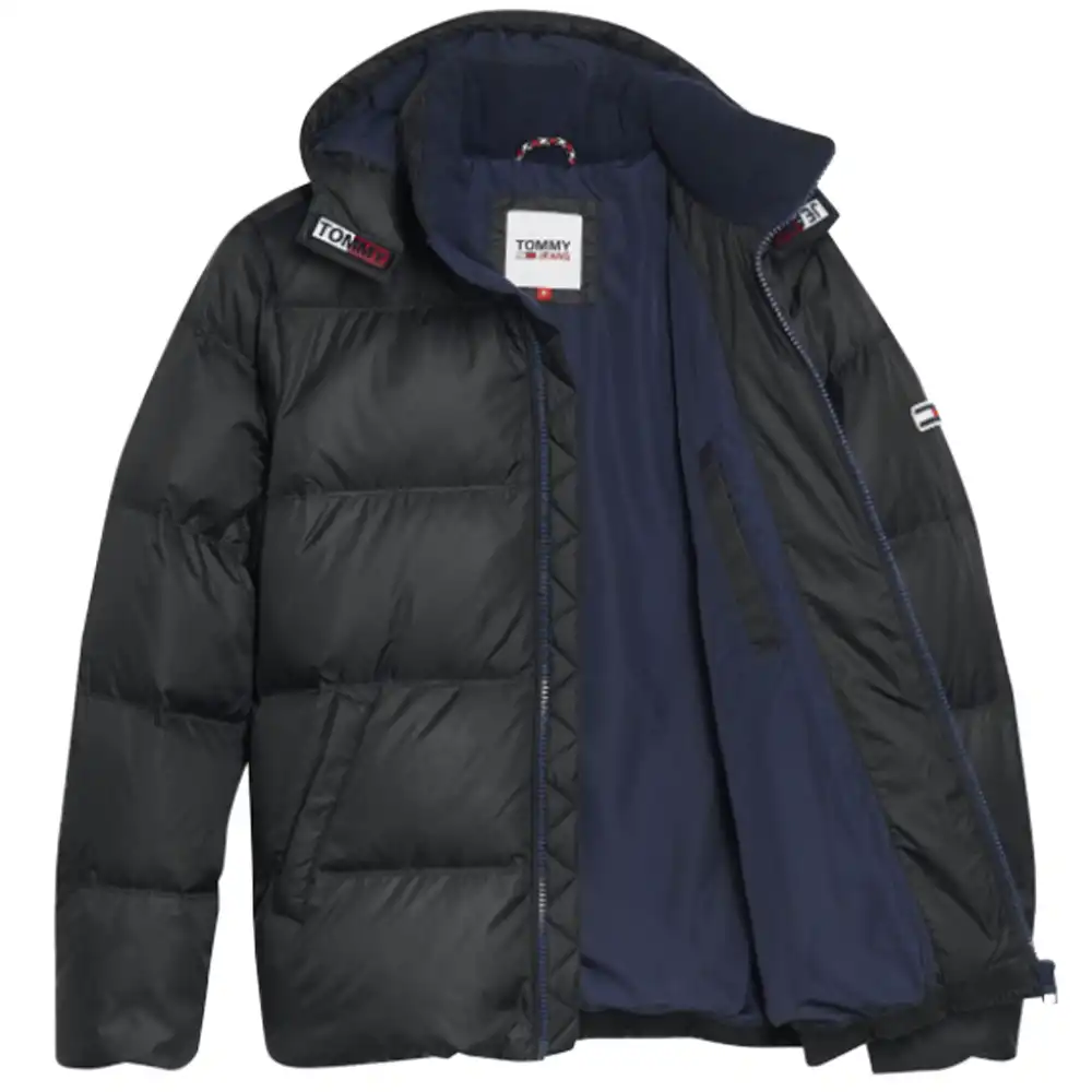 Doudoune homme Tommy Jeans Essential down Bleu - ZESHOES Doudoune homme Tommy Jeans Essential down Bleu - ZESHOES