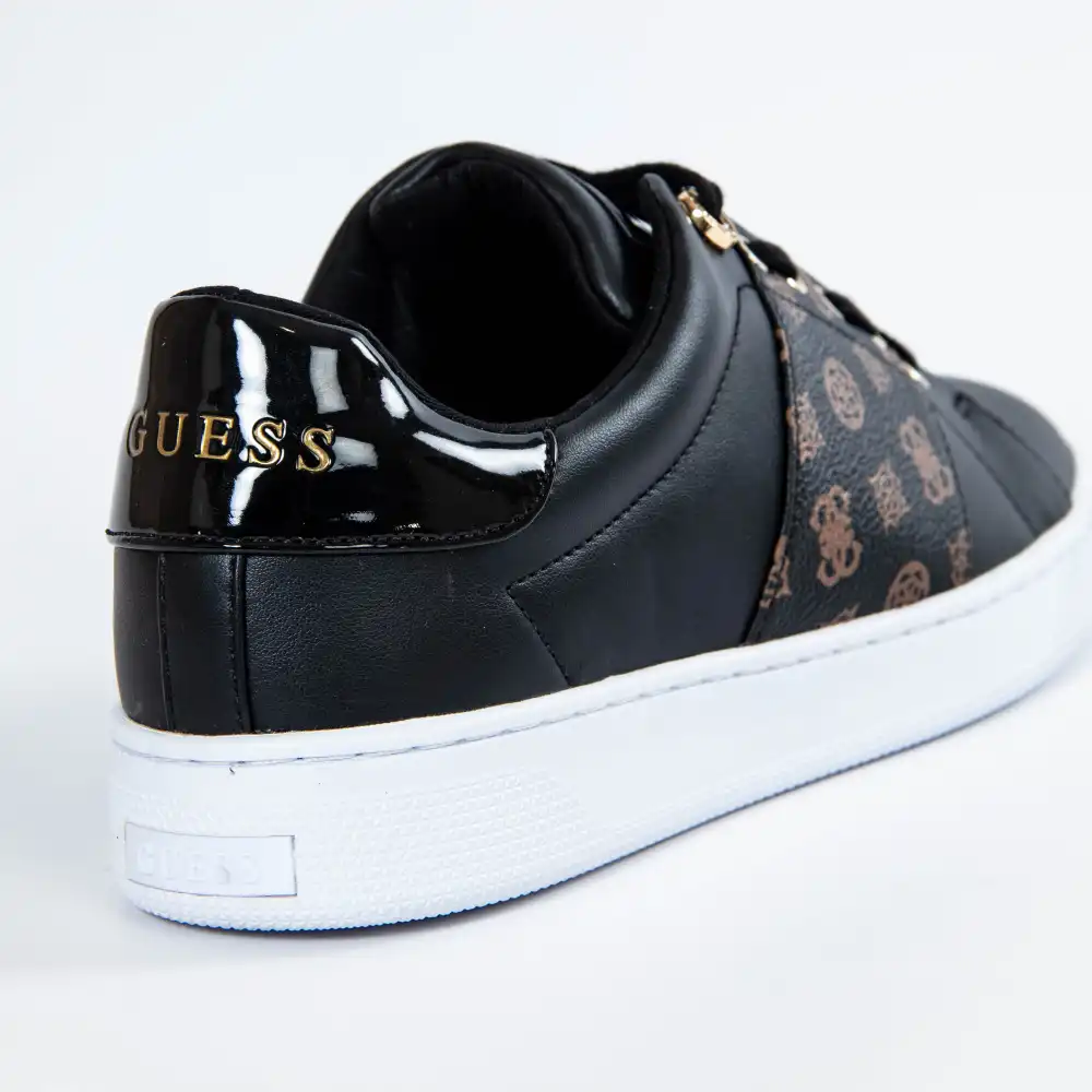 Basket basse femme Guess Only logo Noir - ZESHOES Basket basse femme Guess Only logo Noir - ZESHOES