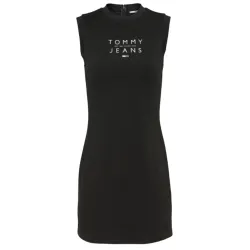 Robe femme Tommy Jeans Logo tank Noir - ZESHOES