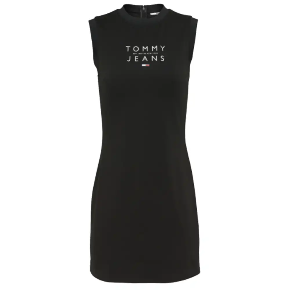 Robe femme Tommy Jeans Logo tank Noir - ZESHOES