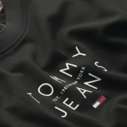 Robe femme Tommy Jeans Logo tank Noir - ZESHOES