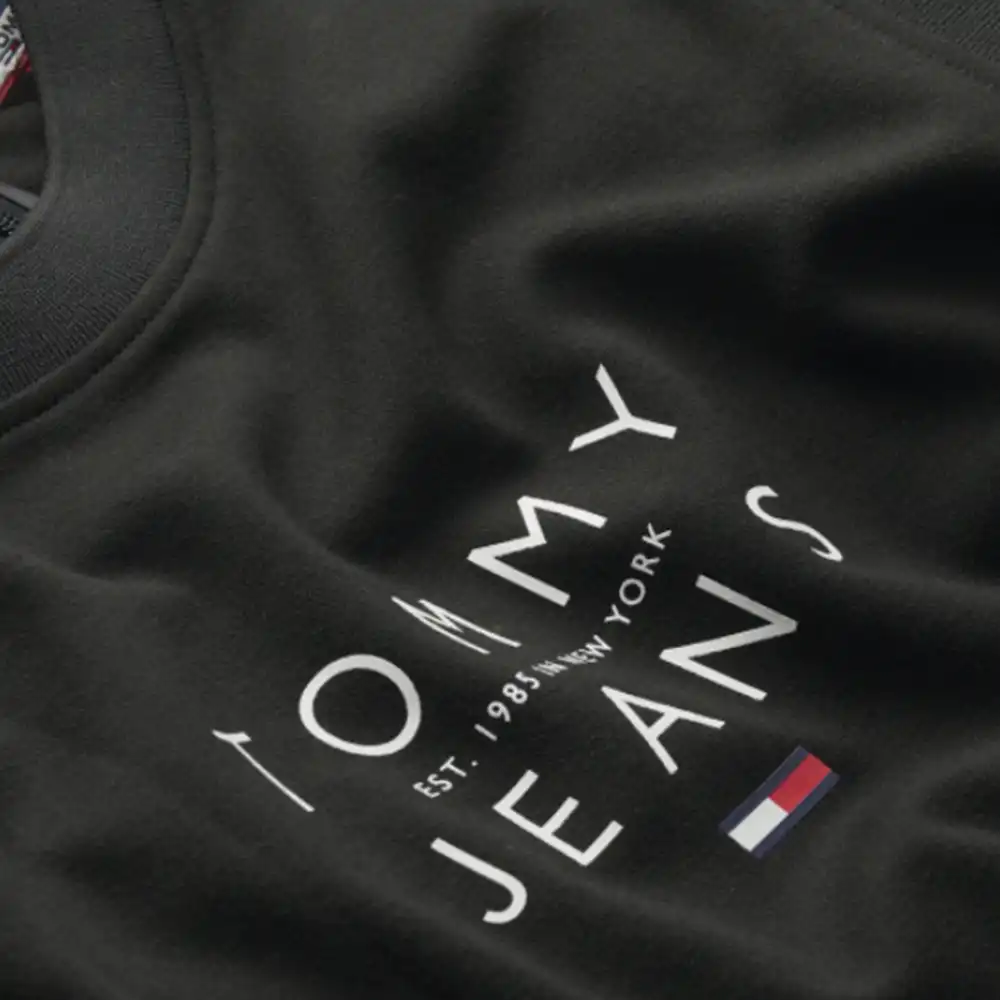 Robe femme Tommy Jeans Logo tank Noir - ZESHOES