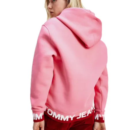 Produits victimes de leur succès Tommy Jeans Rose Branded hem hoodie