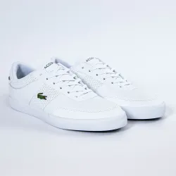 Basket de ville basse homme Lacoste Classic logo Blanc - ZESHOES