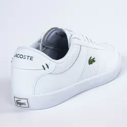 Basket de ville basse homme Lacoste Classic logo Blanc - ZESHOES Basket de ville basse homme Lacoste Classic logo Blanc - ZESHOES