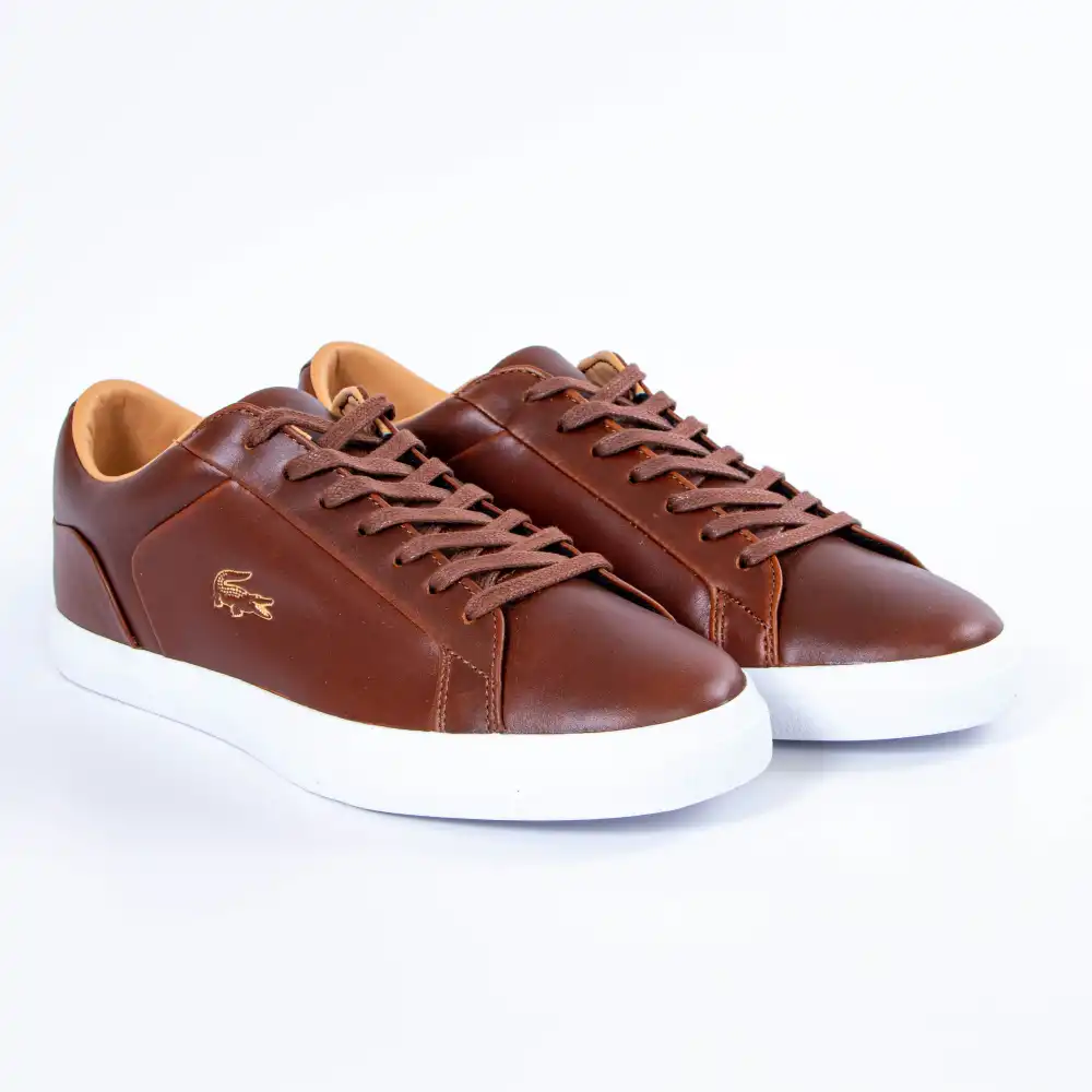 Basket de ville basse homme Lacoste Classic brown Marron - ZESHOES