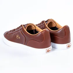 Basket de ville basse homme Lacoste Classic brown Marron - ZESHOES