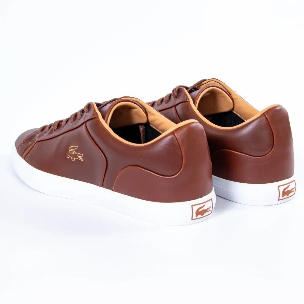 Basket de ville basse homme Lacoste Classic brown Marron - ZESHOES