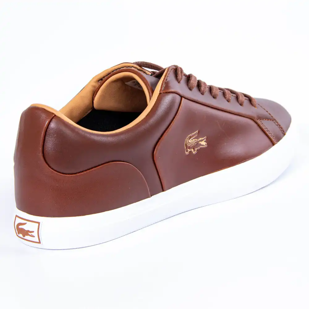 Basket de ville basse homme Lacoste Classic brown Marron - ZESHOES