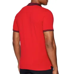 Polo manche courte Guess Nolan Rouge - ZESHOES