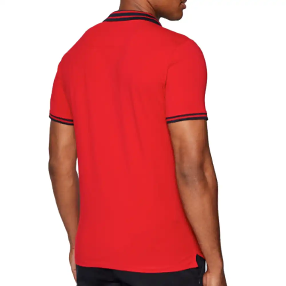 Polo manche courte Guess Nolan Rouge - ZESHOES