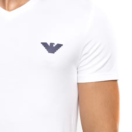 Produits victimes de leur succès Emporio Armani Blanc Eagle logo