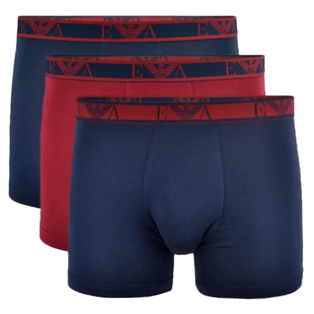 Boxer Emporio Armani Pack x3 unlimited GA Homme Rouge
