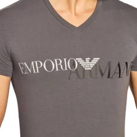 Produits victimes de leur succès Emporio Armani Gris Front logo classic