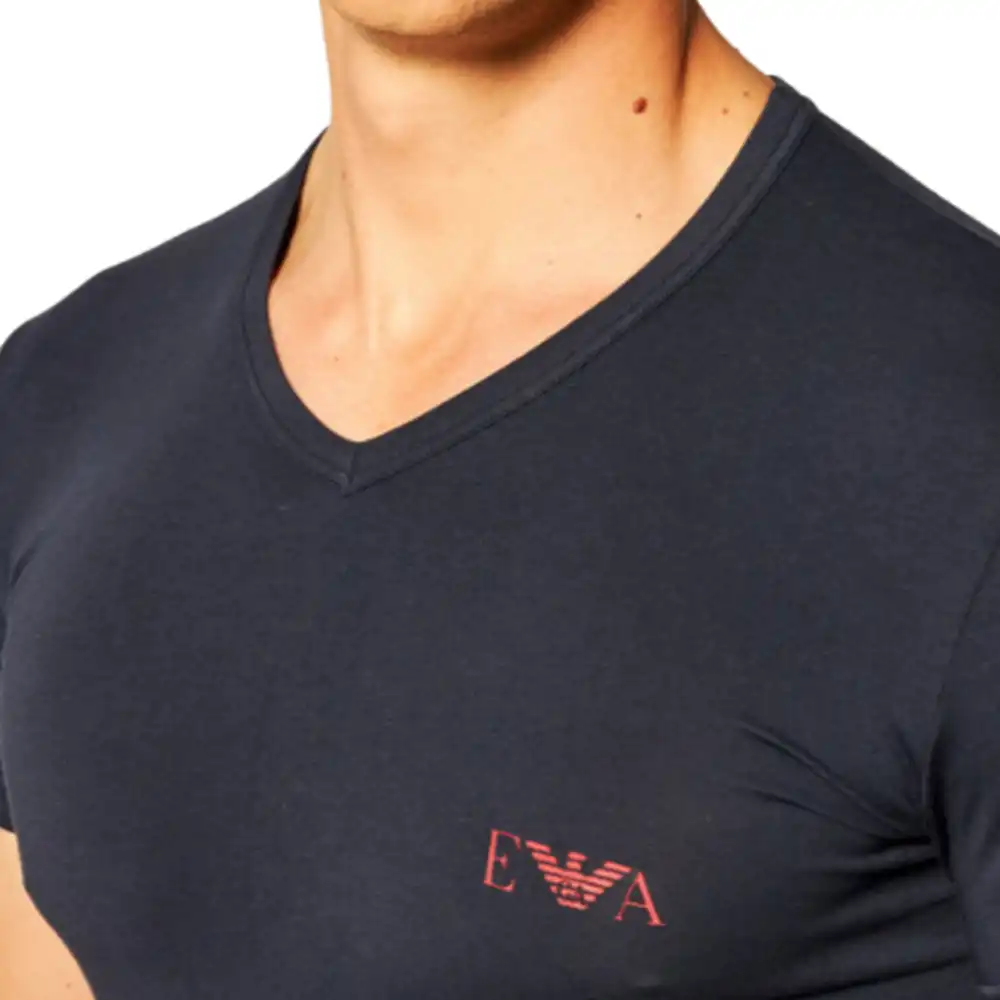 Granatowy slim fit Emporio Armani - 2 Granatowy slim fit Emporio Armani - 2