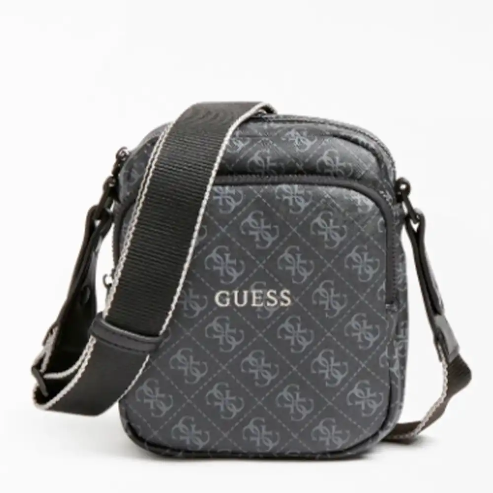 Pochette homme Guess unlimited logo Noir - ZESHOES