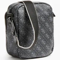 Pochette homme Guess unlimited logo Noir - ZESHOES Pochette homme Guess unlimited logo Noir - ZESHOES