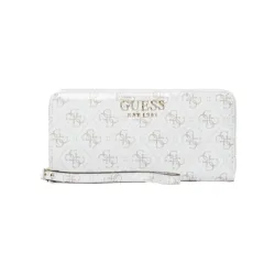 Portefeuille femme Guess Lorenna Blanc - ZESHOES
