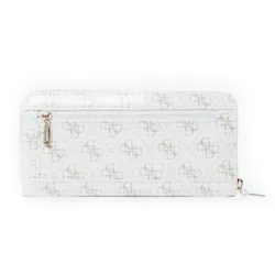 Portefeuille femme Guess Lorenna Blanc - ZESHOES Portefeuille femme Guess Lorenna Blanc - ZESHOES