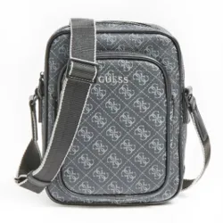 Sacoche homme Guess Vezzola logo 4g Noir - ZESHOES