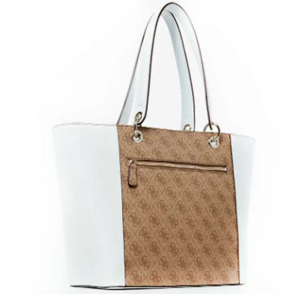 Sac a main femme Guess Kamryn logo 4g Blanc - ZESHOES