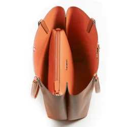 Sac a main femme Guess Cabas alby Marron - ZESHOES Sac a main femme Guess Cabas alby Marron - ZESHOES