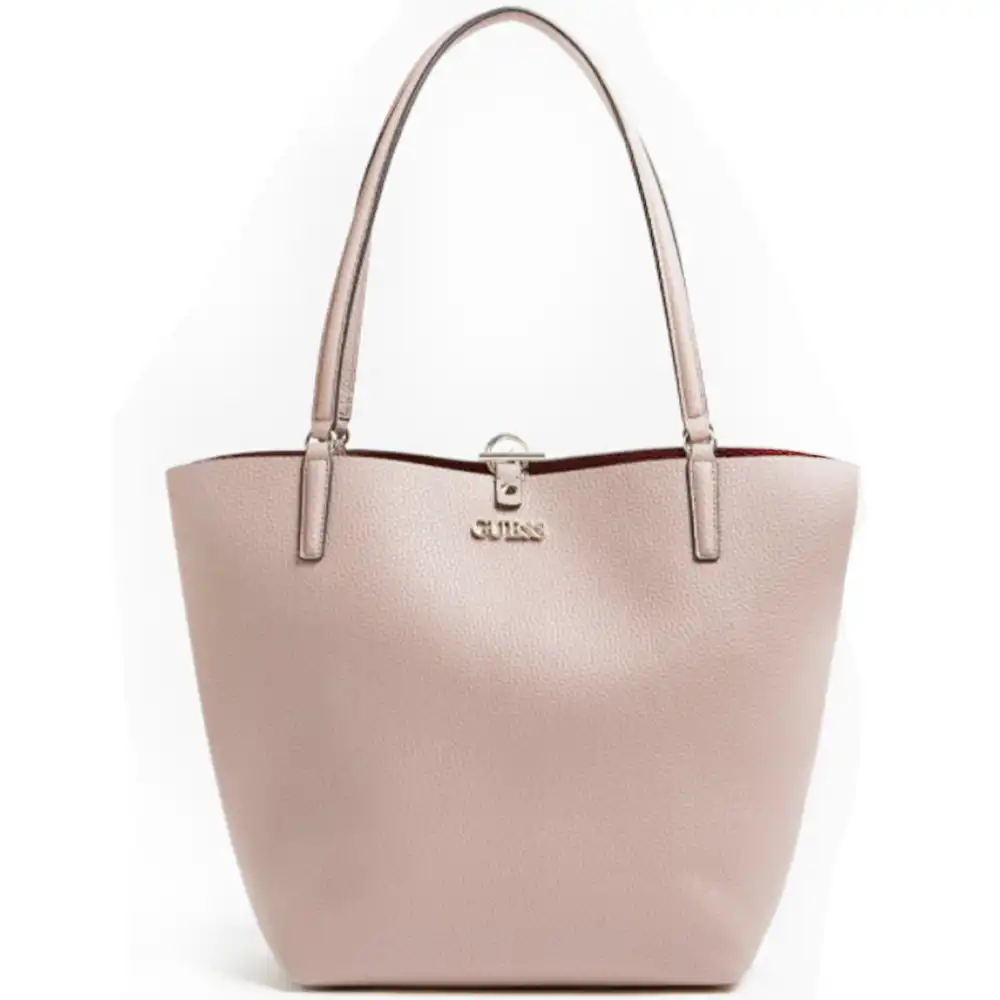 Sac a main femme Guess Cabas alby Rose - ZESHOES