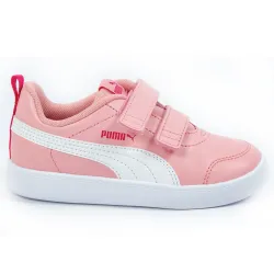 Basket basse fille Puma inf courteflex v2 peony Rose - ZESHOES Basket basse fille Puma inf courteflex v2 peony Rose - ZESHOES