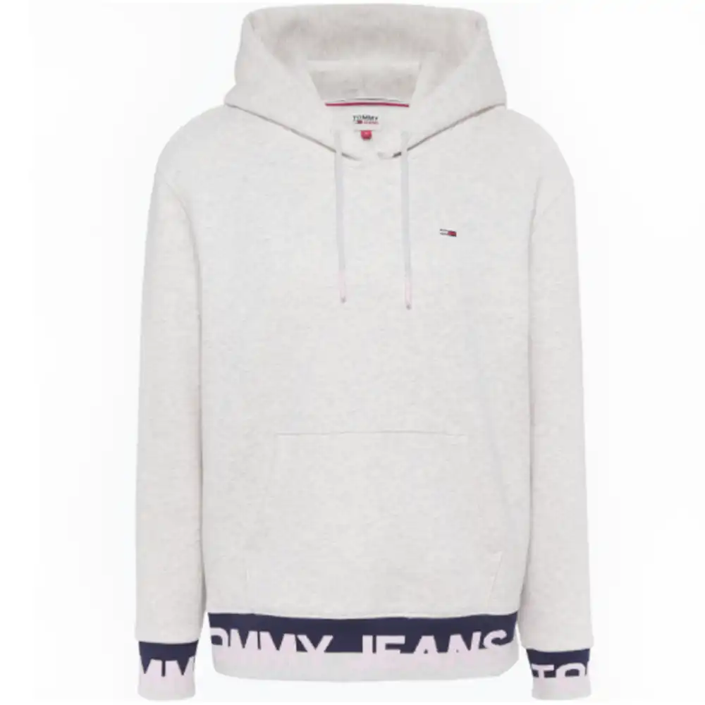 Sweat shirt femme Tommy Jeans Branded hem Gris - ZESHOES Sweat shirt femme Tommy Jeans Branded hem Gris - ZESHOES