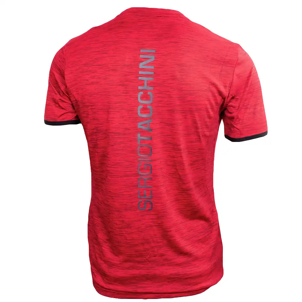 T shirt manche courte homme Sergio Tacchini Freckle Rouge - ZESHOES