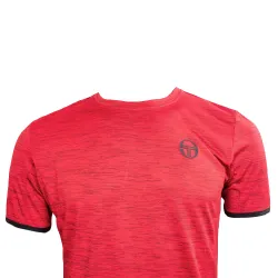 T shirt manche courte homme Sergio Tacchini Freckle Rouge - ZESHOES