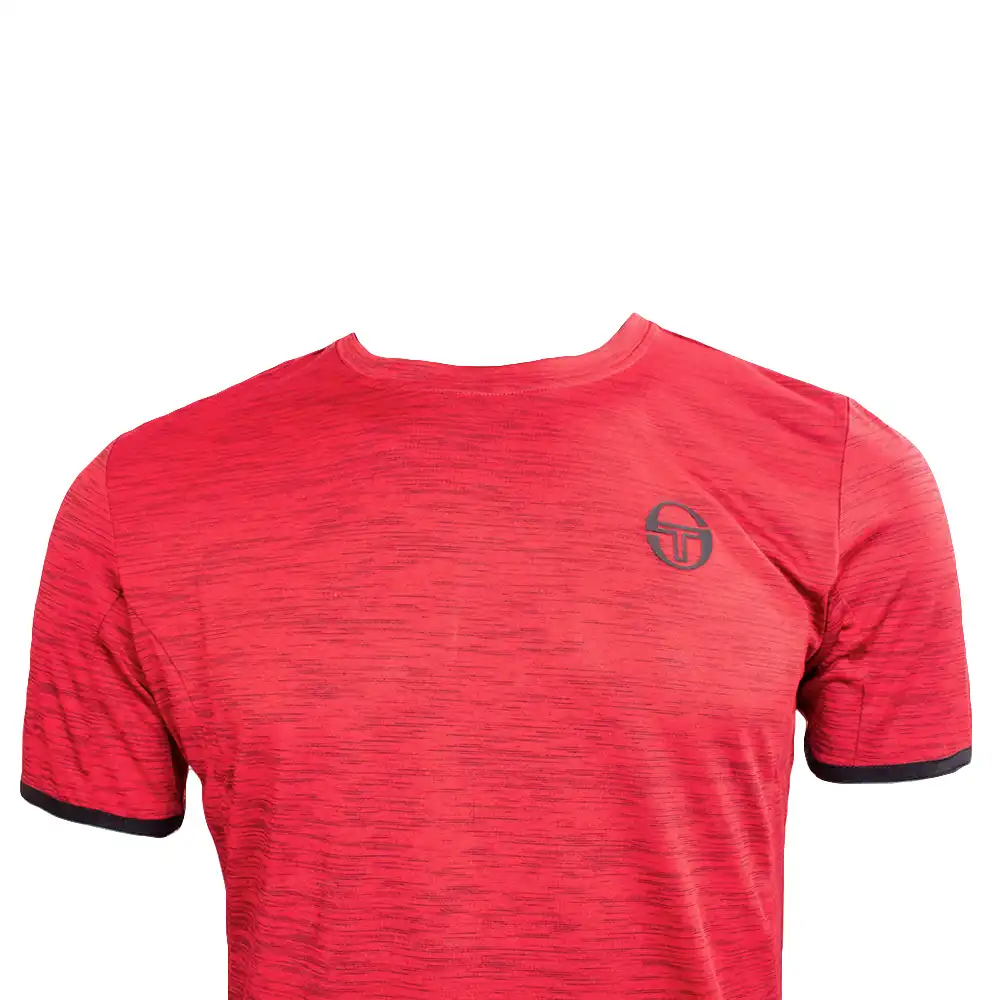 T shirt manche courte homme Sergio Tacchini Freckle Rouge - ZESHOES