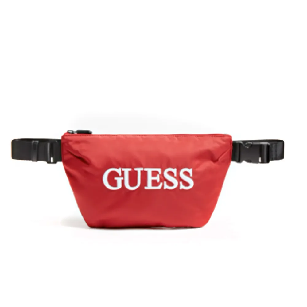 Guess Sac banane Quarto logo Homme Rouge