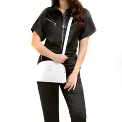 Pochette femme Guess Borsa Blanc - ZESHOES Pochette femme Guess Borsa Blanc - ZESHOES