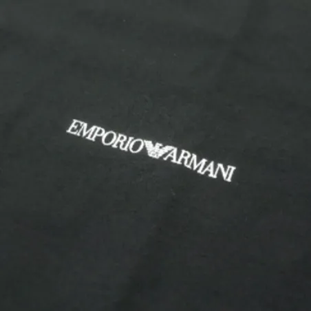 T shirt manche courte homme Emporio Armani Noir Classic logo