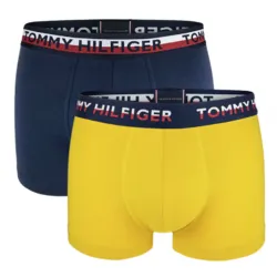 Boxer homme Tommy Jeans flag front logo pack x2 Multicolor - ZESHOES