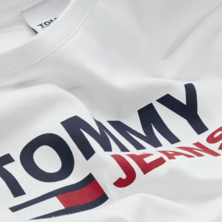 Produits victimes de leur succès Tommy Jeans Blanc square logo