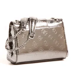 Pochette femme Guess Style dinner date Argent - ZESHOES Pochette femme Guess Style dinner date Argent - ZESHOES