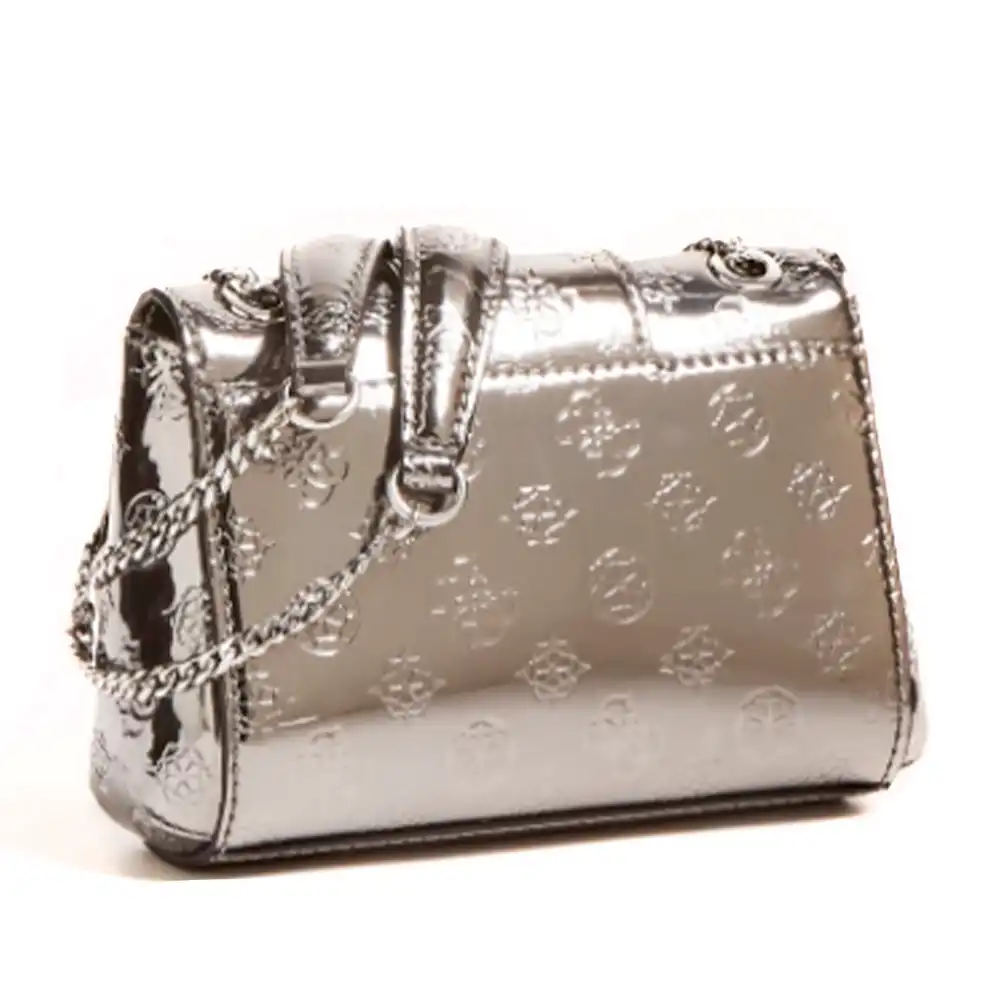 Pochette femme Guess Style dinner date Argent - ZESHOES Pochette femme Guess Style dinner date Argent - ZESHOES