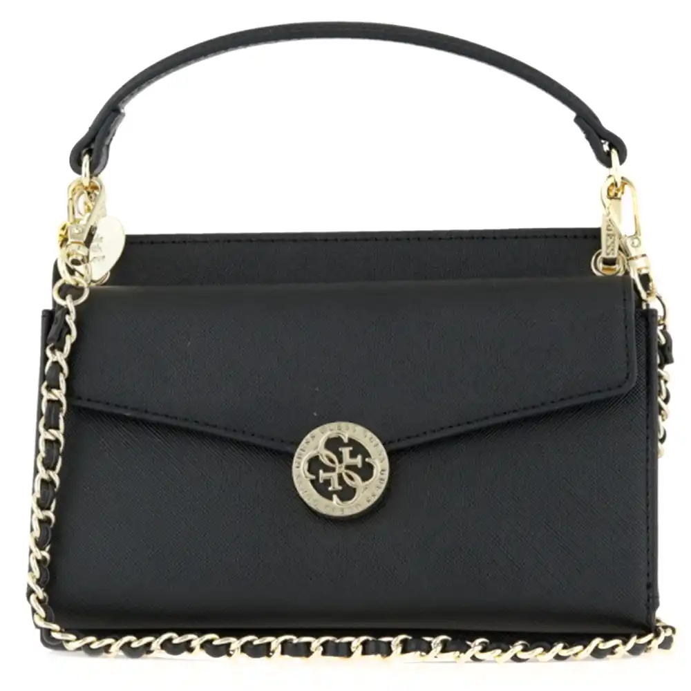 Pochette femme Guess Holdhall Noir - ZESHOES Pochette femme Guess Holdhall Noir - ZESHOES