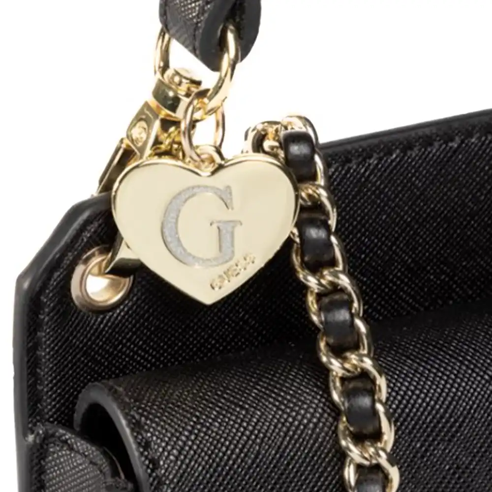 Pochette femme Guess Holdhall Noir - ZESHOES Pochette femme Guess Holdhall Noir - ZESHOES