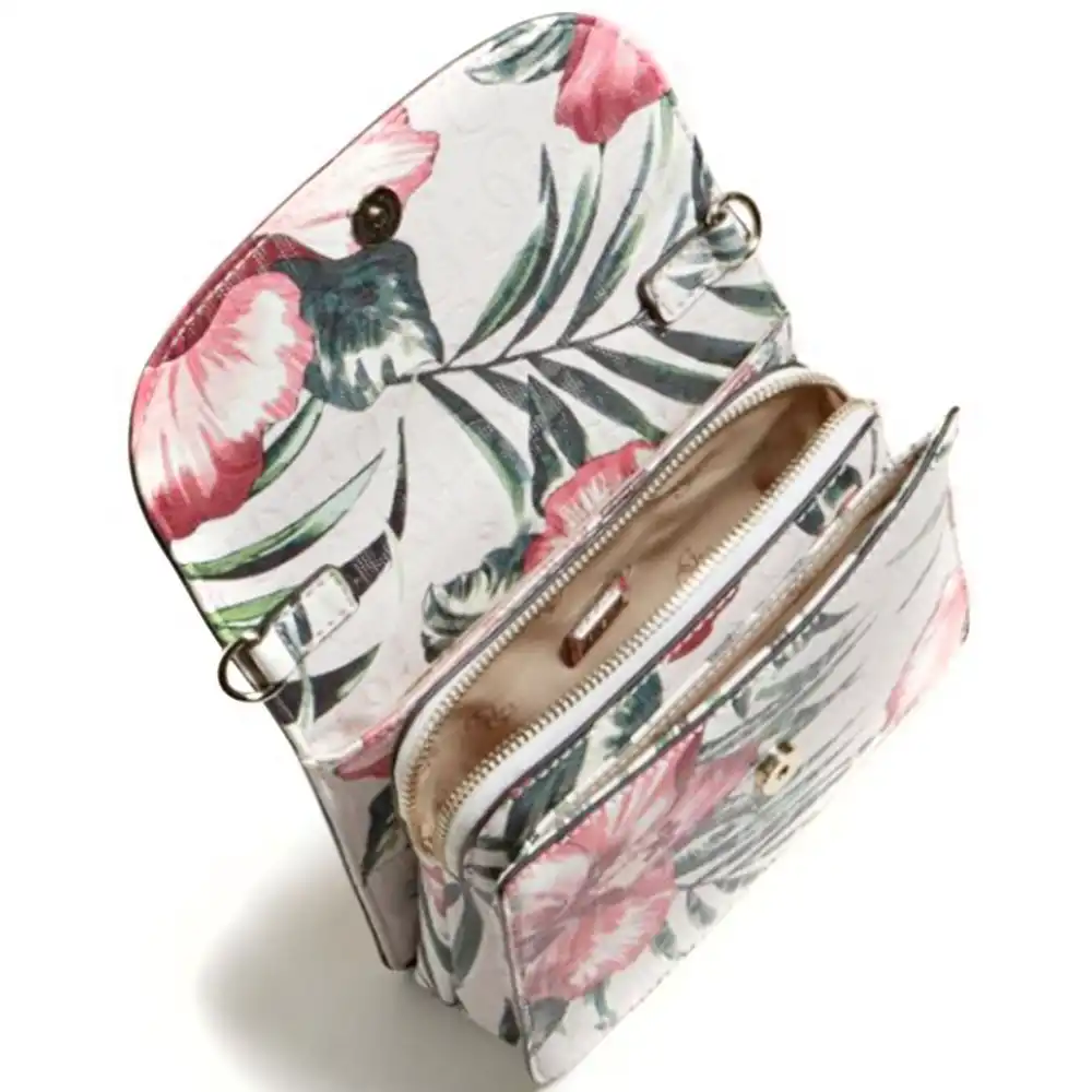 Pochette femme Guess Flowers Multicolor - ZESHOES Pochette femme Guess Flowers Multicolor - ZESHOES