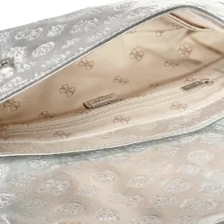 Pochette femme Guess Big dinner date Argent - ZESHOES