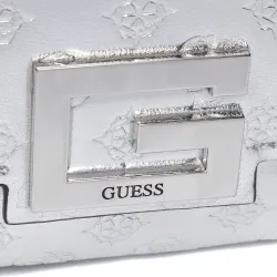 Pochette femme Guess Big dinner date Argent - ZESHOES