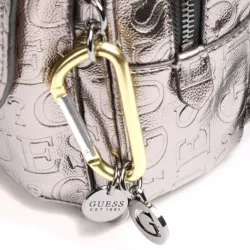 Sac à dos femme Guess Little style Argent - ZESHOES Sac à dos femme Guess Little style Argent - ZESHOES